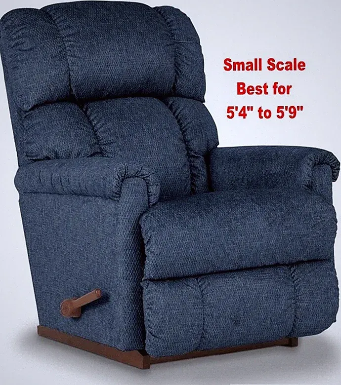 Blue La-Z-Boy Wall Hugger Recliner Lazy Boy Chair Lazyboy Recliners Smaller Size