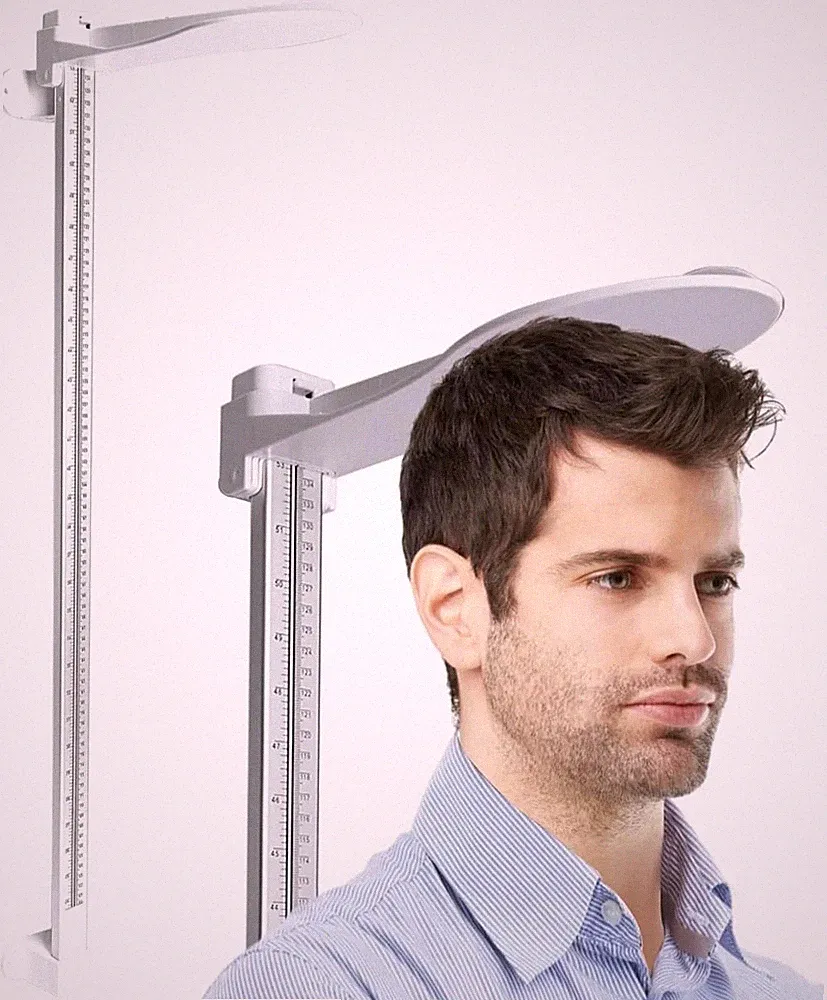 Height Measurement Wall Mount Stadiometer 24-82 inch/60-210 cm Space-Saving