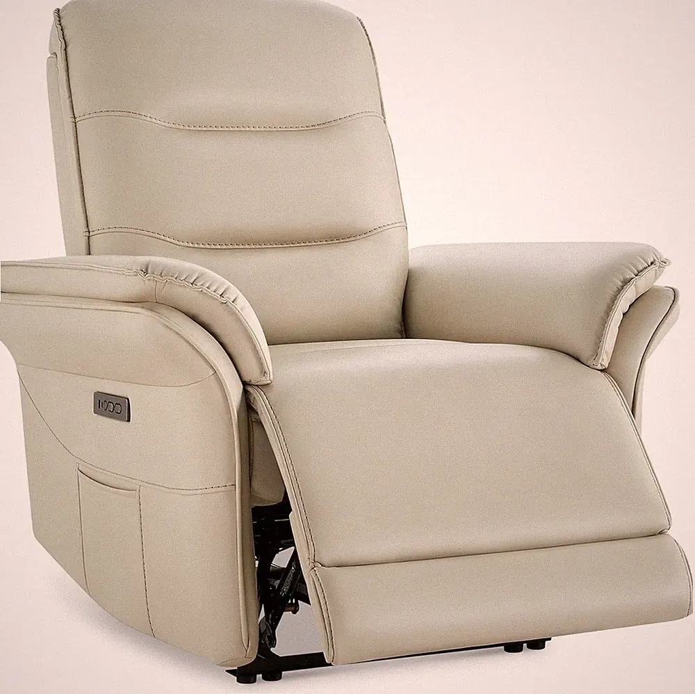 Stylish Power Recliner Chair with USB, Adjustable Headrest & Footrest